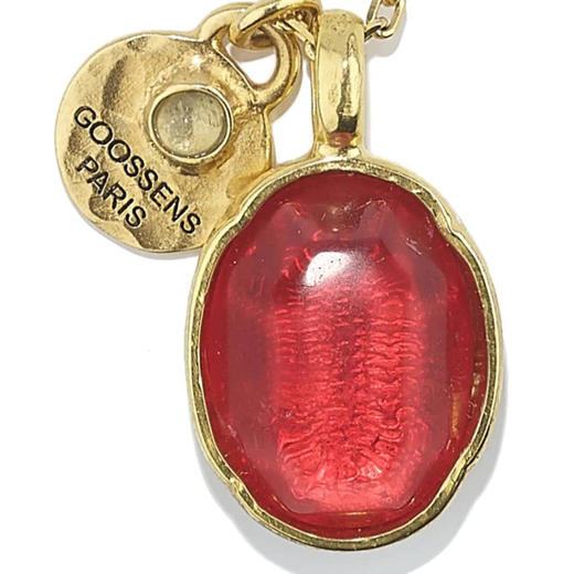 北京仓｜Goossens Paris-Cabochons 石榴红 项链［法国设计师］ 商品图1