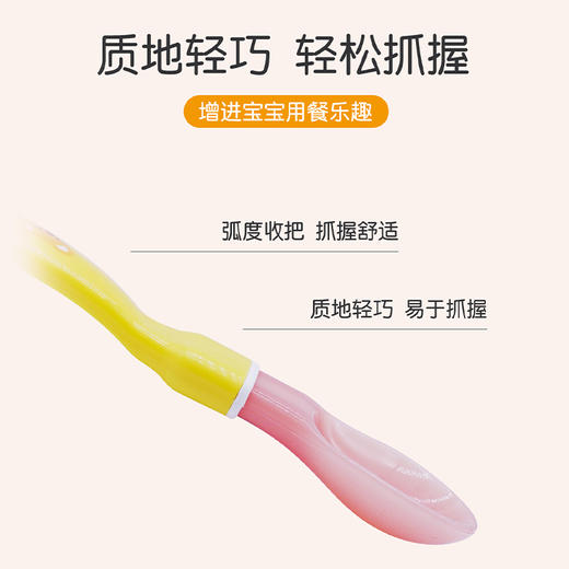 【喜多】婴幼儿感温硅胶安全汤匙汤勺 商品图3