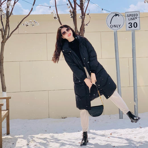 【百图lulu定制】【黑科技防风裤】暖心绒 经典百搭 上身显瘦 防风保暖 休闲裤 商品图12