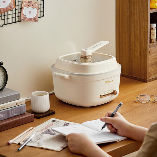 【小程序】小熊(Bear)电煮锅 泡面火锅宿舍小电锅 多功能多用途电热锅 3L蒸煮一体蒸屉蒸笼电蒸锅 DRG-E30U8 商品图5