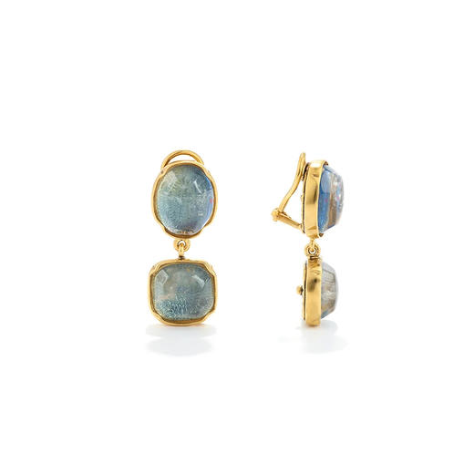 北京仓｜Goossens Paris-Cabochons-单宁色 耳夹（无需耳洞）［法国设计师］ 商品图0