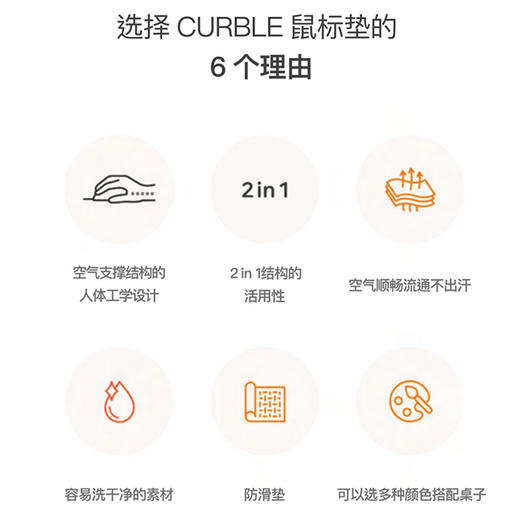 韩国curble护腕鼠标垫|办公标配，有它缓解手腕不适 商品图10