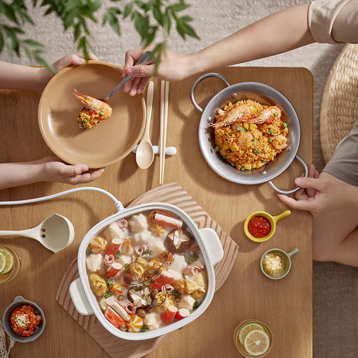 【小程序】小熊(Bear)电煮锅 泡面火锅宿舍小电锅 多功能多用途电热锅 3L蒸煮一体蒸屉蒸笼电蒸锅 DRG-E30U8 商品图7