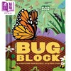 【中商原版】An Abrams Block Book Bugblock 昆虫字母立体书 英文原版进口图书 儿童绘本 动物知识科普图画书 折叠翻翻页 商品缩略图1