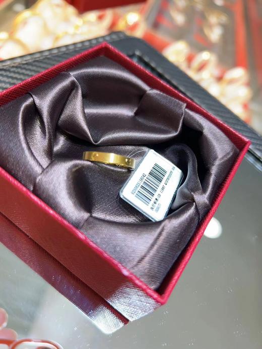 梦金园硬金戒指3D黄金戒指 商品图4