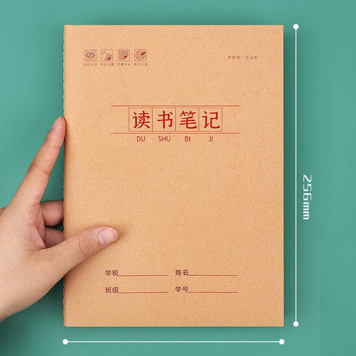 A5读书笔记作业本加厚小学生好词好句摘抄阅读记录本统一笔记本 商品图8