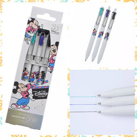 日本三菱UNI小浓芯迪士尼30周年限定中性笔套装