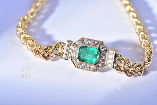 《芳华》祖母绿时尚项链     CB12309108 商品图4