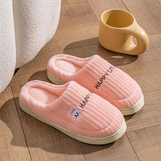 【39.9/任选2双】现货棉拖鞋女秋冬季，可爱家居家用室内防滑厚底，保暖情侣软底月子鞋，秋冬必备，不二之选！ 商品图7