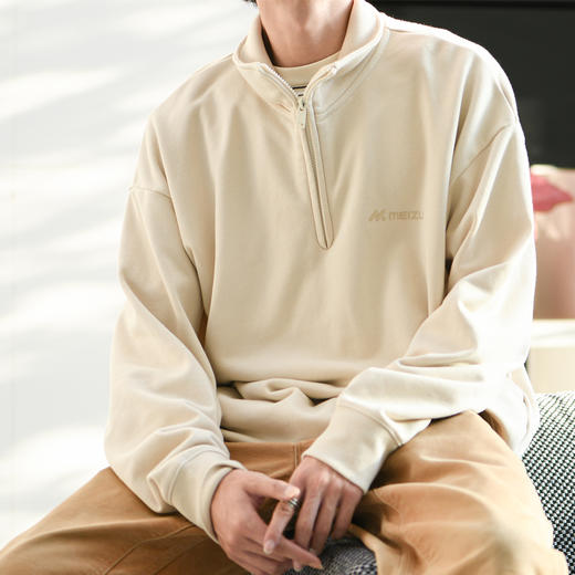 热爱无界 Polo 卫衣 卡其色 商品图1