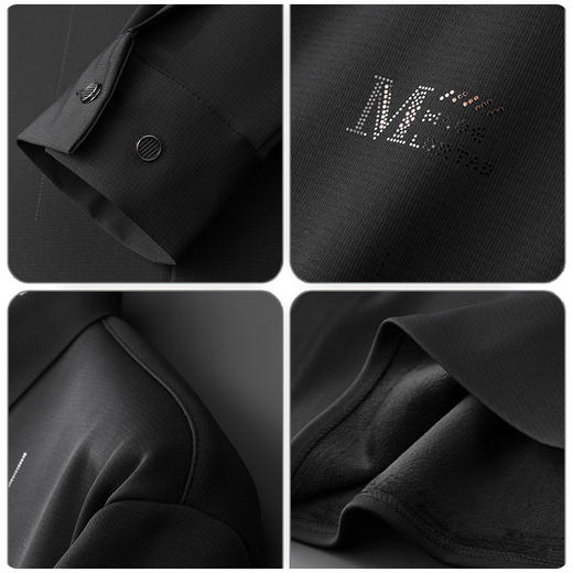 【新款DDA】大依优型大码加绒衬衫加肥加大休闲商务宽松弹力肥佬上衣打底男士胖子 商品图3