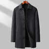 【70%绵羊毛】【新款DAB】大依优型大码男装羊毛呢双面呢大衣大衣外套手工呢子中长款胖子休闲男士 商品缩略图3