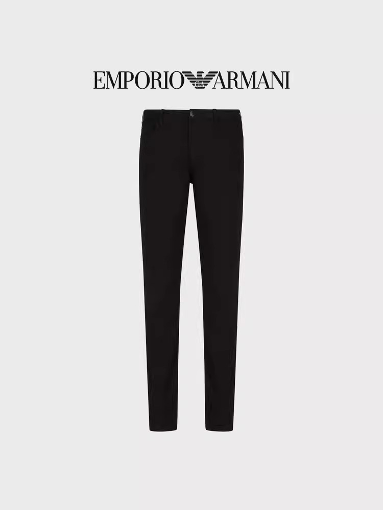 E ARMANI 便服裤男  8N1J111DHDZ-0005 .6%ELASTOMULTIESTER 68%COTTON 4%ELASTANE 22%MODAL