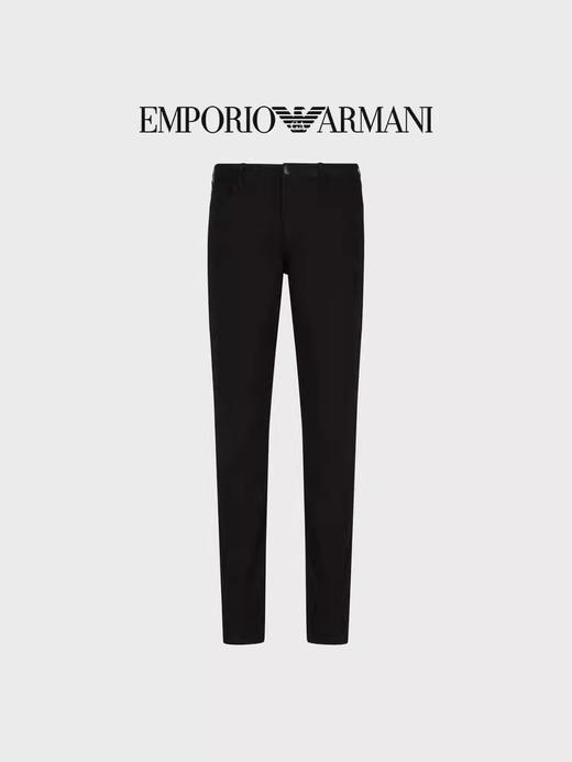 E ARMANI 便服裤男  8N1J111DHDZ-0005 .6%ELASTOMULTIESTER 68%COTTON 4%ELASTANE 22%MODAL 商品图0