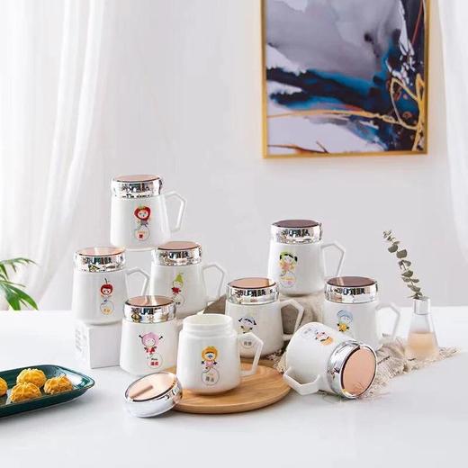 可爱喜乐小九果陶瓷水杯 商品图7