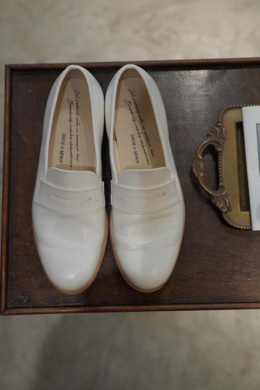 SHOE&SEWN白色Avignon手工鞋 商品图8