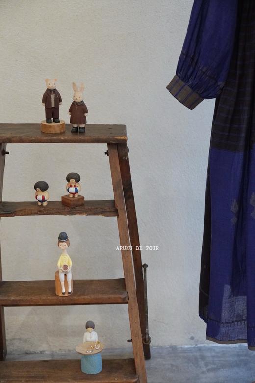 MAKU textiles｜印花蓝染连衣裙 商品图1