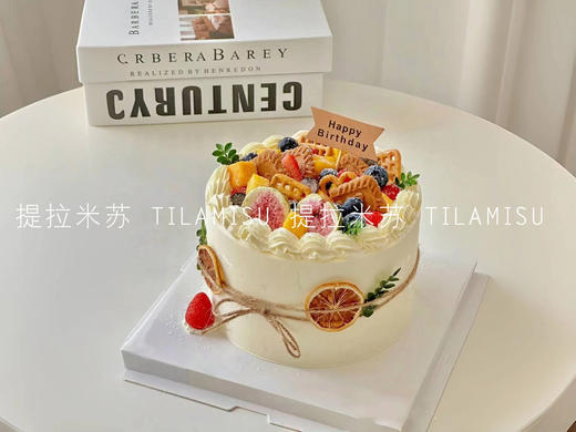 【动物奶油】森系水果生日蛋糕 商品图0