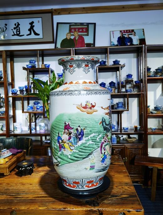 釉上珐琅彩群仙祝寿图 商品图0