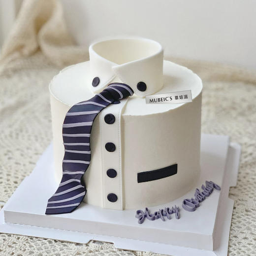 男神领带款蛋糕S78 商品图0