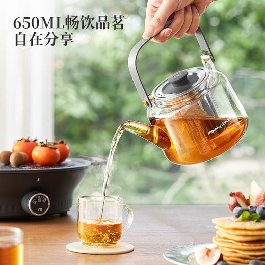 摩飞 | 围炉煮茶器 电陶炉配玻璃茶壶+烧烤网煮茶壶烹茶烧 MR6083 商品图3