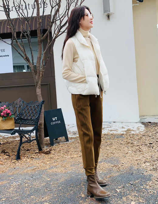 【百图lulu定制】【黑科技防风裤】暖心绒 经典百搭 上身显瘦 防风保暖 休闲裤 商品图7