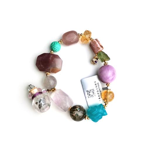 天然多宝原石单圈扩香手链 多彩时尚 商品图4