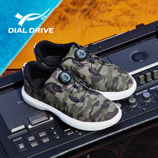 DIAL DRIVE日本儿童运动休闲鞋男女童街舞旋钮轻便板鞋秋季低帮鞋 商品图0