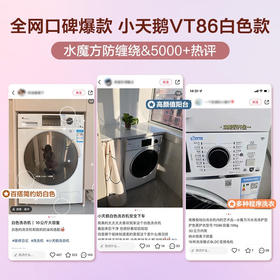 小天鹅 TG100VT86WMAD5 滚筒洗衣机 10公斤家用大容量水魔方防缠绕护形护色变频除菌