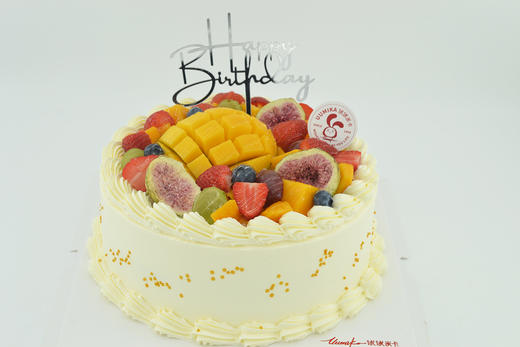 优优米卡—8英寸稀奶油鲜果蛋糕 商品图0