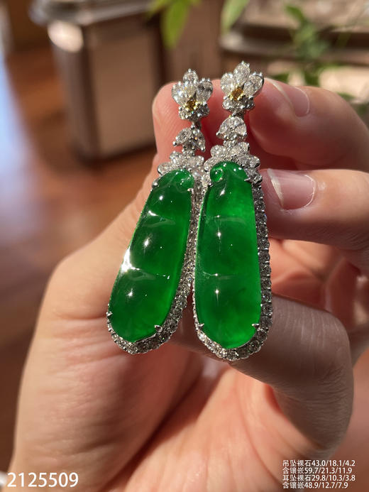 玻璃种帝王绿福豆套装【2125509】具体价格微信咨询 商品图3