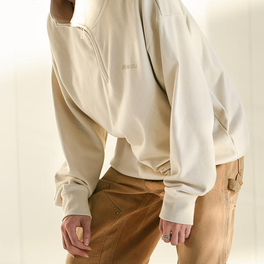 热爱无界 Polo 卫衣 卡其色 商品图4