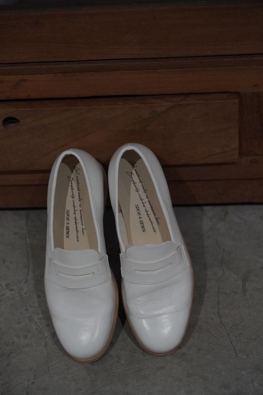 SHOE&SEWN白色Avignon手工鞋 商品图7
