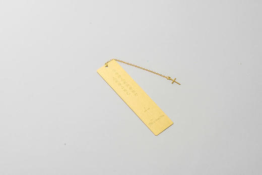 十架黄铜书签吊坠双面半激光刻字礼盒包装 商品图3