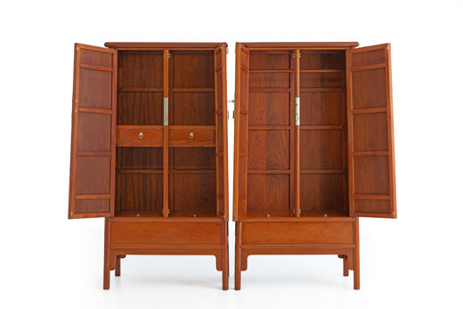 红桥红  家具严选  缅甸花梨（大果紫檀）【179 嘉木堂明式素面 圆角柜 】 商品图5