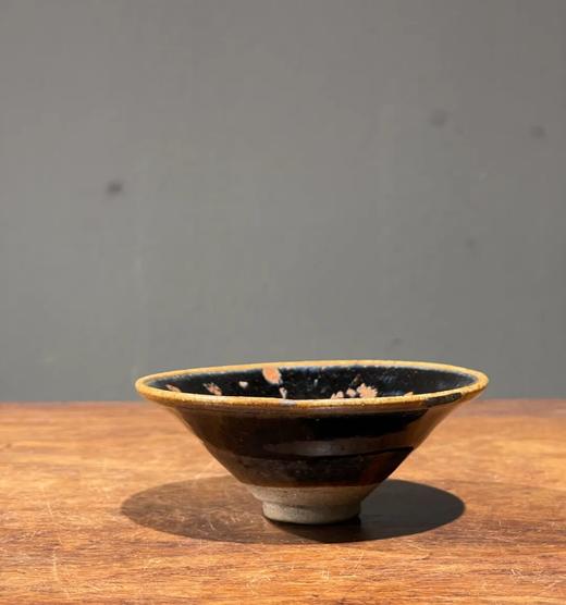 褐斑黑釉斗笠碗，顺丰包邮 商品图6