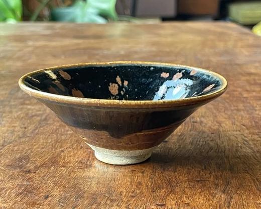 褐斑黑釉斗笠碗，顺丰包邮 商品图4