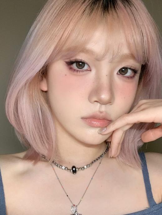 olens月抛 氧气棕/灰 realring 14.0mm 一盒2p  不同度数请拍同款2盒 商品图8