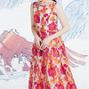 【伯妮斯茵】172S012--玫红色连衣裙--云浮景山--《LSF》 商品缩略图4