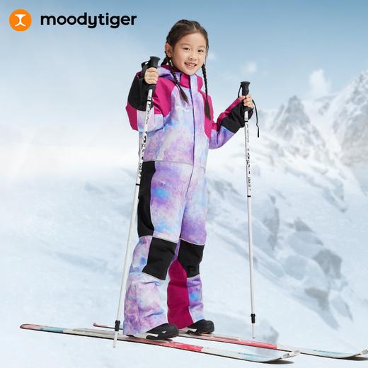 【3月】moodytiger儿童连体滑雪服23年冬新款primaloft p棉保暖户外服 M34514301 商品图0