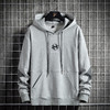 【新款DPJ】大依优型大码加绒连帽卫衣加肥加大休闲宽松透气上衣男士胖子肥佬潮款 商品缩略图2