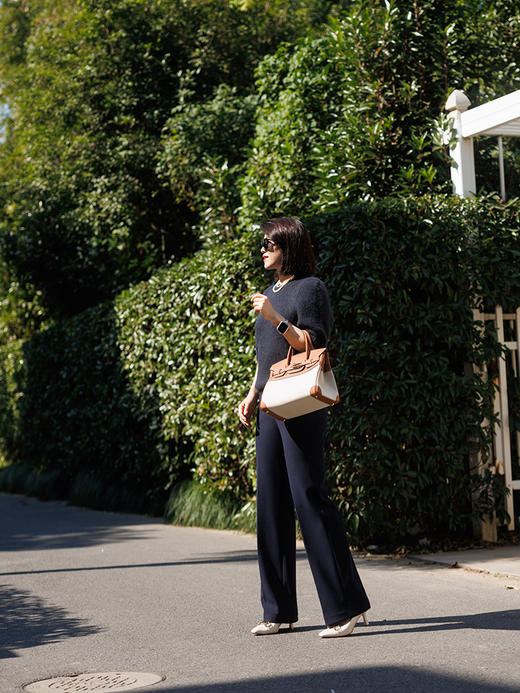 ”神裤回归“加绒版高腰 全身高弹 窄版阔腿西装裤 商品图5