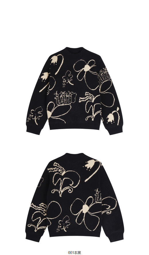 jnby  23年冬款  长袖套头毛衫 1NA311320 商品图12