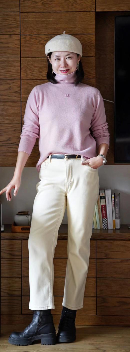 香家堆堆领随身绵羊毛打底毛衣可外穿 商品图6