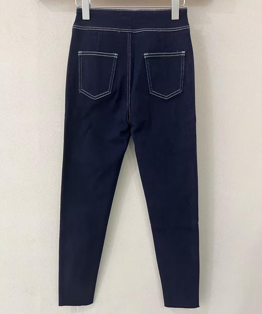 1EMZ裤脚不车边一粒扣牛仔长裤21108（蓝A）D 冬季 221024000028 商品图1