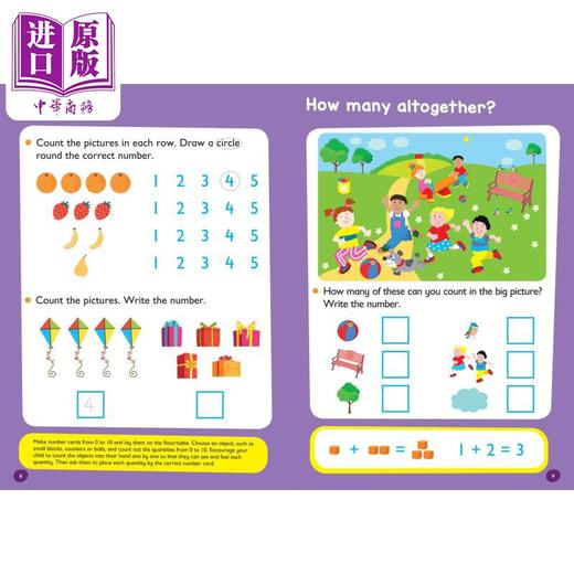 预售 【中商原版】Collins Easy Learning Ks1 Counting Ages 3-5柯林斯易学儿童1 数数 3-5岁 英文原版进口图书 儿童教材教辅 商品图2