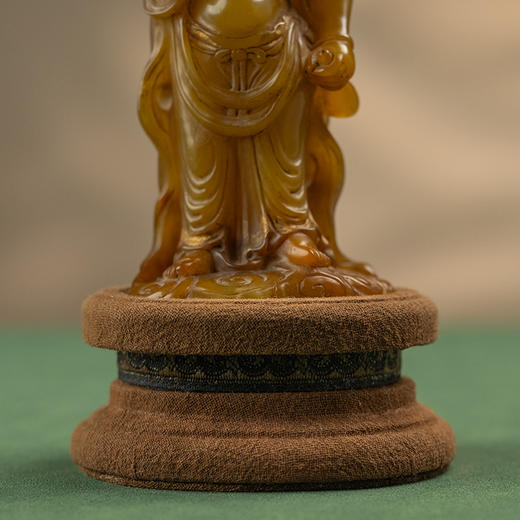 清 寿山石雕观音像 商品图3