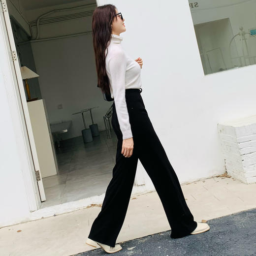 【百图lulu定制】【糯米裤】柔软细腻  垂顺  高弹 磨毛 休闲裤 商品图13