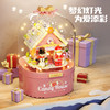 【新年节日摆件玩具】儿童小颗粒树屋雪人积木拼装玩具 圣诞音乐盒 创意积木 灯光音乐 自动飘雪 商品缩略图0