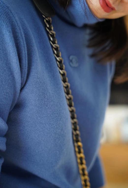 香家堆堆领随身绵羊毛打底毛衣可外穿 商品图12